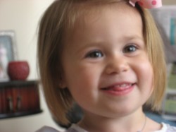 Her pretty smile.