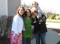 The sisters and Isabella.