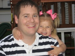 Loving on Daddy