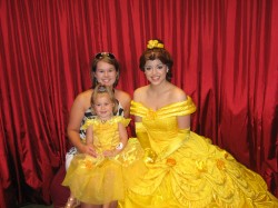 We had to take her to see Belle.