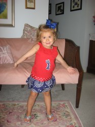 At the party at GiGi's house.
