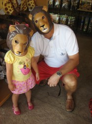 The lions Bill and Isabella!