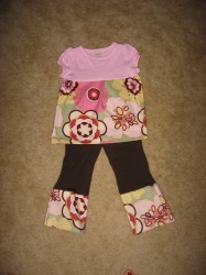 The outfit.  I will try it on her tonight and post a picture tomorrow:-)