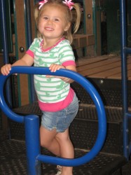 Always happy on the playground