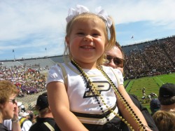 At the Purdue game