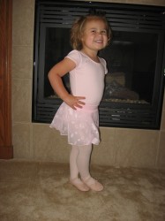 Ballet shoes.