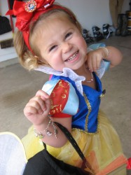 Snow White before the party.