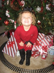 Trying to get a good  Christmas picture