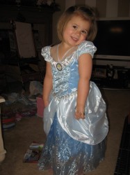 Our little Cinderella.